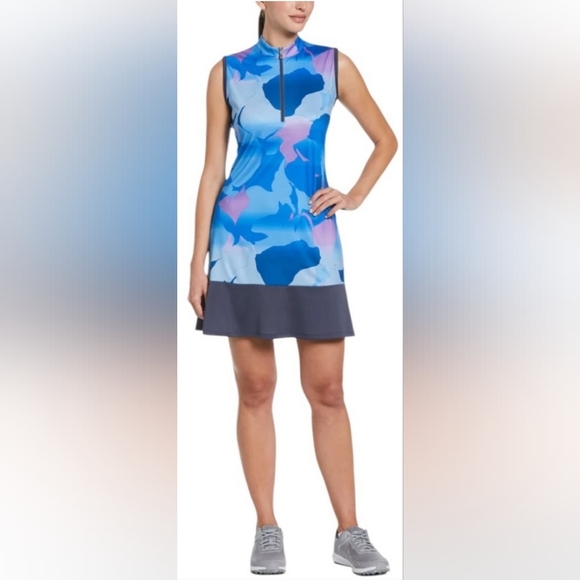 Callaway Golf XL NWT Blue Sea Star Opti Dry Athletic Dress - Picture 1 of 14